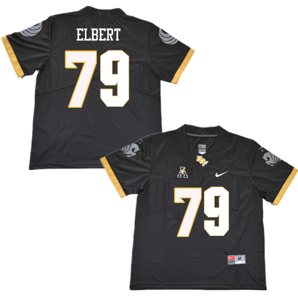 Men #79 Trevor Elbert UCF Knights College Football Jerseys Sale-Black